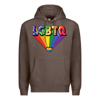 Coffee lgbtq pride Premium Hoodie - FaDigitalArtStudio