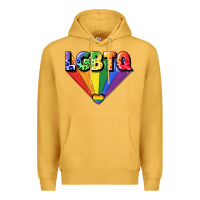 Mustard lgbtq pride Premium Hoodie - FaDigitalArtStudio