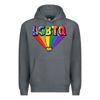 Rock lgbtq pride Premium Hoodie - FaDigitalArtStudio