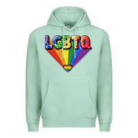 Seafoam lgbtq pride Premium Hoodie - FaDigitalArtStudio