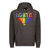Smoke lgbtq pride Premium Hoodie - FaDigitalArtStudio