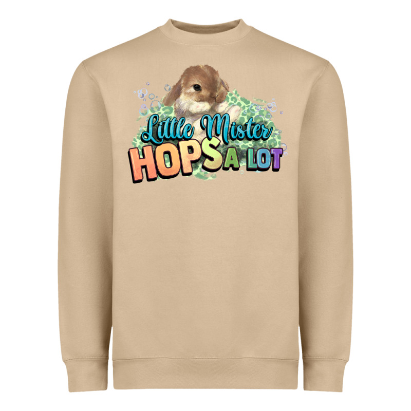 Little Mister Hops A Lot Easter Day Heavyweight Sweatshirt by HowdyJamesFarm | Teevron
