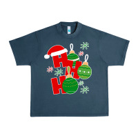 Midnight Navy Christmas Ho Ho Ho Urban Heavy Tee - Bettercallsaul