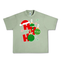 Oil Green Christmas Ho Ho Ho Urban Heavy Tee - Bettercallsaul