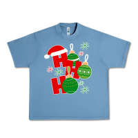 Pebble Blue Christmas Ho Ho Ho Urban Heavy Tee - Bettercallsaul