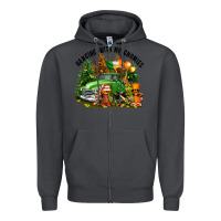 Smoke St. Patricks Day hanging with my gnomies Zipper Hoodie - FaDigitalArtStudio