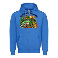 True Royal St. Patricks Day hanging with my gnomies Zipper Hoodie - FaDigitalArtStudio