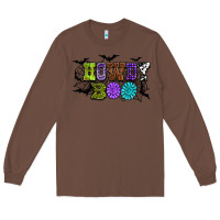 Chestnut Halloween howdy boo Long Sleeve Tee - NancyCooperArtShop