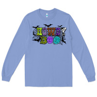 Colony Blue Halloween howdy boo Long Sleeve Tee - NancyCooperArtShop