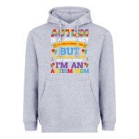 Heather Grey lil autism mom Heavyweight Hoodie - CowhideDigitalArt