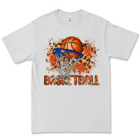 Dove Grey custom name basketball Premium Tee - MaliasSmallBusiness