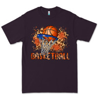 Plum custom name basketball Premium Tee - MaliasSmallBusiness
