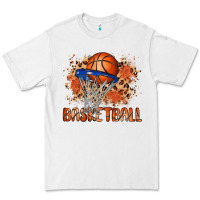 White custom name basketball Premium Tee - MaliasSmallBusiness