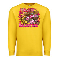 Lemon Howdy Valentine Premium Sweatshirt - CowhideDigitalArt