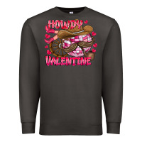 Smoke Howdy Valentine Premium Sweatshirt - CowhideDigitalArt