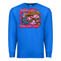 True Royal Howdy Valentine Premium Sweatshirt - CowhideDigitalArt