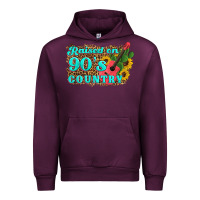 Mauve Wine raised 90's country guitar cactus sunflower's Urban Hoodie - Artiststas