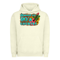 Pigment Pistachio raised 90's country guitar cactus sunflower's Urban Hoodie - Artiststas