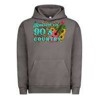 Pigment Tornado raised 90's country guitar cactus sunflower's Urban Hoodie - Artiststas