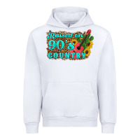 White raised 90's country guitar cactus sunflower's Urban Hoodie - Artiststas