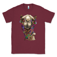 Burgundy tie dye camel Classic Tee - BarkalooDesign