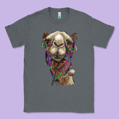 Tie Dye Camel Classic Tee Designed By Barkaloodesign