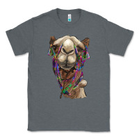 Charcoal Heather tie dye camel Classic Tee - BarkalooDesign