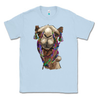 Dusty Blue tie dye camel Classic Tee - BarkalooDesign