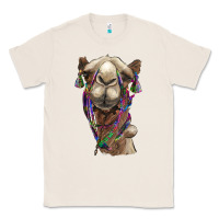 Natural tie dye camel Classic Tee - BarkalooDesign