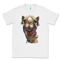 White tie dye camel Classic Tee - BarkalooDesign