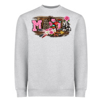 Heather Grey Mother's Day mama Heavyweight Sweatshirt - CowGirlArtShop