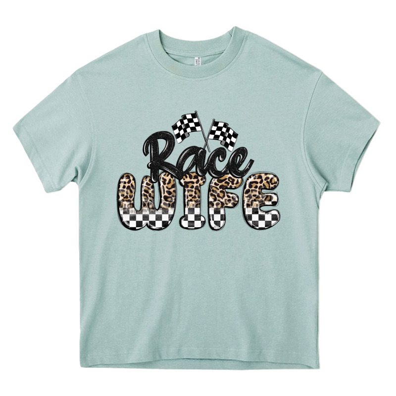 Race Wife Heavy Core Tee by MaliasSmallBusiness | Teevron