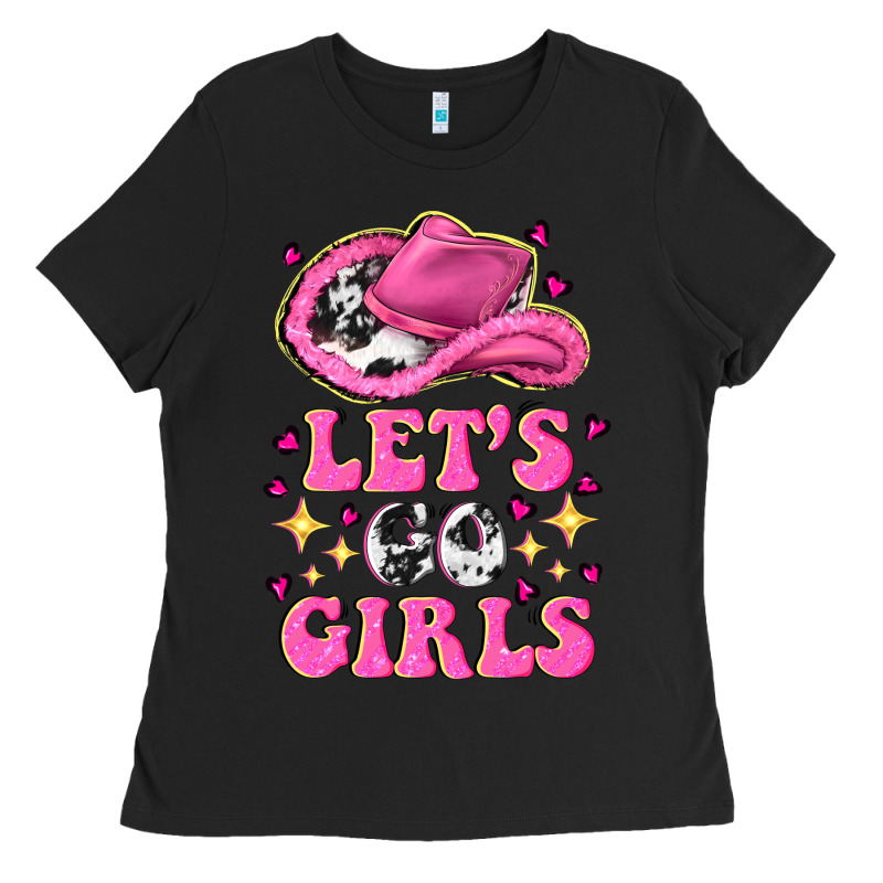 Lets Go Girls Ladies Tee by NancyCooperArtShop | Teevron