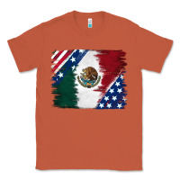 Copper Mexican With American Flag Classic Tee - RanaPortraitStore