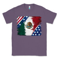 Lavender Mexican With American Flag Classic Tee - RanaPortraitStore