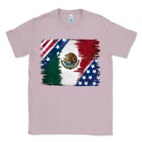 Lilac Mexican With American Flag Classic Tee - RanaPortraitStore