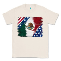 Natural Mexican With American Flag Classic Tee - RanaPortraitStore