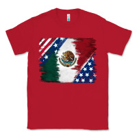Red Mexican With American Flag Classic Tee - RanaPortraitStore