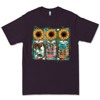 Plum mason jar, sunflower Premium Tee - JahusDesignShop