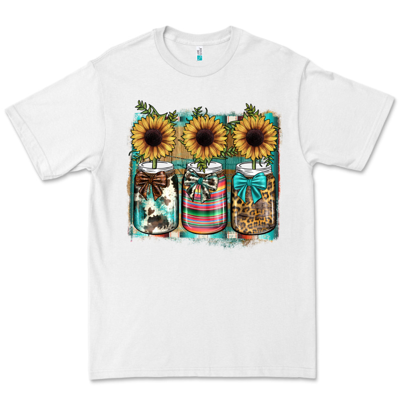 Mason Jar, Sunflower Premium Tee by JahusDesignShop | Teevron
