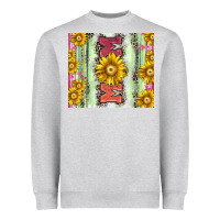 Heather Grey Mom leopard Heavyweight Sweatshirt - CowGirlArtShop