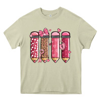 Mossy valentine' day teacher school pencils Heavy Core Tee - MaliasSmallBusiness
