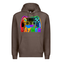 Coffee Gaymer Premium Hoodie - FaDigitalArtStudio