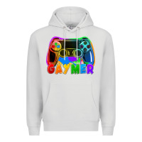 Dove Grey Gaymer Premium Hoodie - FaDigitalArtStudio