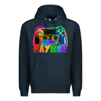 Navy Gaymer Premium Hoodie - FaDigitalArtStudio