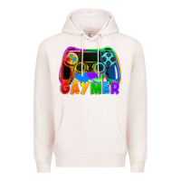 Pale Pink Gaymer Premium Hoodie - FaDigitalArtStudio