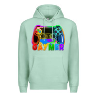 Seafoam Gaymer Premium Hoodie - FaDigitalArtStudio