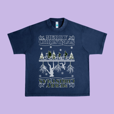 Merry Christmas Urban Heavy Tee Designed By Bettercallsaul