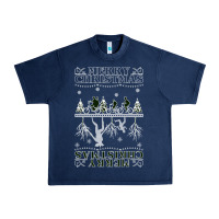 Navy Merry Christmas Urban Heavy Tee - Bettercallsaul