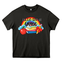 Asphalt back to school hello sixth grade 3200x2400 Heavy Core Tee - AdoDesignShop
